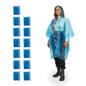 4052025977047 - unisex Einweg-Regenponcho blau Einheitsgröße 4052025977047 relaxdays 13 Stück 4052025977047 - unisex Einweg-Regenponcho blau Einheitsgröße 4052025977047 relaxdays 13 Stück