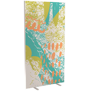 PAPERFLOW Trennwand easyScreen Colour, 61071 bunt 94,0 x 173,4 cm, 1 St.