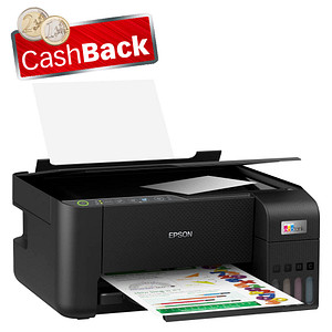 AKTION: EPSON EcoTank ET-2860 3 in 1 Tintenstrahl-Multifunktionsdrucker schwarz mit CashBack