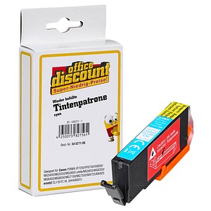 office discount  cyan Druckerpatrone kompatibel zu Canon CLI-551 XL C
