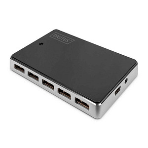 4016032331445 - ASSMANN DIGITUS USB 20 Hub 10-Port USB A F 1x USB mini DA-70229