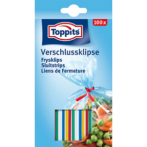 Toppits Verschlussclips mehrfarbig, 100 St.