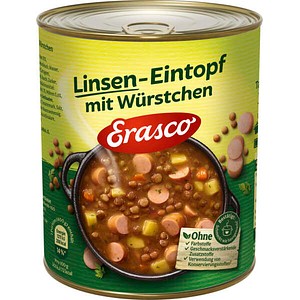 4037300108293 - Linsen mit Würstchen Eintopf 8000 g 4037300108293 - Linsen mit Würstchen Eintopf 8000 g