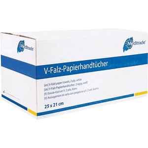 4250016498308 - Meditrade® Papierhandtücher 6721 Zick-Zack-Falzung 2-lagig 3150 St 4250016498308 - Meditrade® Papierhandtücher 6721 Zick-Zack-Falzung 2-lagig 3150 St