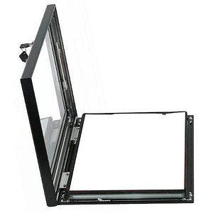 4250504567943 - Schaukasten grau 4x DIN A4 4250504567943 LMG