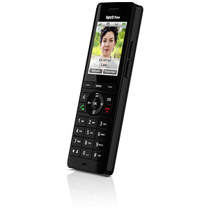 4023125029660 - AVM FRITZ!Fon X6 DECT-Mobilteil Headsetanschluss Anrufbeantworter Babyphone Freisprechen Integrierter Webserver Wettervorhersage IPS-Technologie Schwarz