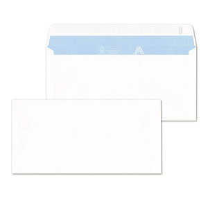 ÖKI Briefumschläge Prime DIN lang ohne Fenster hochweiß haftklebend 500 St.