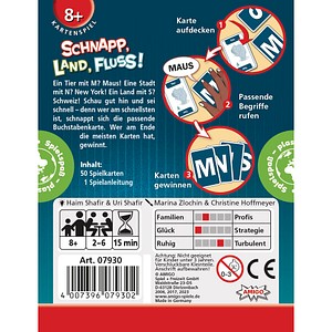 4007396079302 - Kartenspiel 07930 Schnapp Land Fluss! für 2-6 Spieler Kartonbox 4007396079302 AMIGO