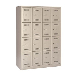 5020073827248 - Schließfachschrank MonoBloc ML11Q4645 Metall 4 Abteile mit 16 Fächern abschließbar 1183x170cm (BxH) lichtgrau 502007382724 5020073827248 - Schließfachschrank MonoBloc ML11Q4645 Metall 4 Abteile mit 16 Fächern abschließbar 1183x170cm (BxH) lichtgrau 502007382724