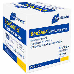 4250016401988 - Vlies-Kompressen BeeSana 1791 weiß 100 x 100 cm 4250016401988  100 Stück