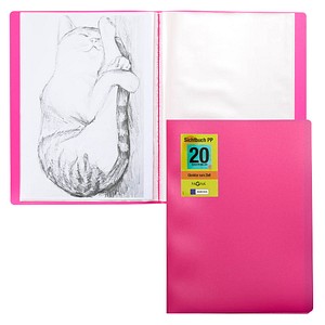 4009212065407 - School Sichtbuch DIN A4 20 Hüllen dunkelrosa 4009212065407 Pagna