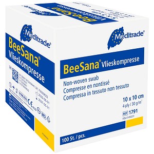 4250016401988 - Vlies-Kompressen BeeSana 1791 weiß 100 x 100 cm 4250016401988  100 Stück