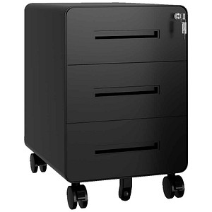 AKTION: BISLEY EasyRoll Rollcontainer schwarz 3 Auszüge 40,0 x 50,0 x 50,0 cm