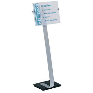 4005546404370 - Plakatständer Durable® CRYSTAL SIGN A3 Hoch- & Querformat höhenverstell- & drehbar mit 2 Folien & Anleitung Aluminium & Acrylglas metallic-silber 4005546404370 - Plakatständer Durable® CRYSTAL SIGN A3 Hoch- & Querformat höhenverstell- & drehbar mit 2 Folien & Anleitung Aluminium & Acrylglas metallic-silber