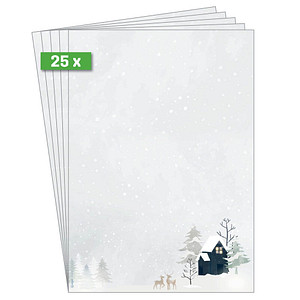 4004360778322 - Weihnachtsbriefpapier Cozy Christmas Motiv DIN A4 90 gqm 25 Blatt 4004360778322 25 Blatt