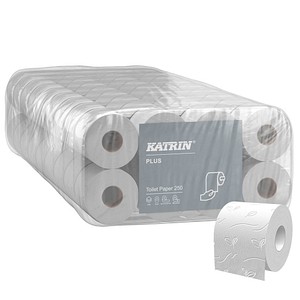 6414301011711 - Toilettenpapier Plus Toilet Paper 250 11711 3-lagig weiß 250 Blatt   Rolle 6414301011711 72 Stück