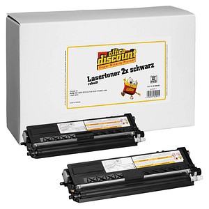 4250073821972 -  schwarz Toner kompatibel zu brother TN-325BK 2er-Set