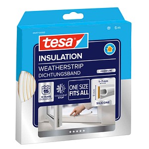 4042448829016 - tesa tesamoll® INSULATION Fenster-Dichtungsband weiß 09 cm x 60 m 1 Rolle