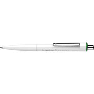 4004675132741 - Kugelschreiber K3 Biosafe Strichstärke M dokumentenecht Biokunststoff Schaft weiß Schriftfarbe grün 10 Stück 4004675132741 - Kugelschreiber K3 Biosafe Strichstärke M dokumentenecht Biokunststoff Schaft weiß Schriftfarbe grün 10 Stück