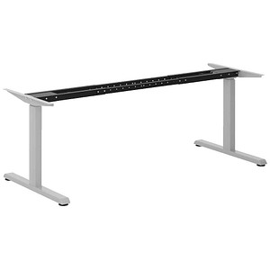 actiforce STEELFORCE 1050 elektrisch höhenverstellbares Schreibtischgestell silber ohne Tischplatte, T-Fuß-Gestell silber 115,0 - 175,0 x 75,0 cm