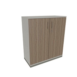 4260429763733 - fm Aktenschrank Sidney 4260429763733 weiß eiche natur 2 Fachböden 1000 x 442 x 1133 cm