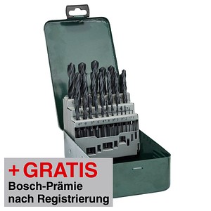 3165140415644 - Accessories 2607019446 hss Metall-Spiralbohrer-Set 25teilig rollgewalzt din 338 Zylinderscha - Bosch