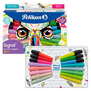 4012700825070 - Textmarker Signal 300010036 Pack 16-farbig sortiert 1-5mm Keilspitze 4012700825070 16 Stück 4012700825070 - Textmarker Signal 300010036 Pack 16-farbig sortiert 1-5mm Keilspitze 4012700825070 16 Stück