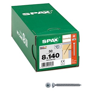 4003530257285 - Holzbauschraube 80 x 140 mm 50 Stück Vollgewinde Senkkopf t-star plus CUT-Spitze wirox - 1201010801405 - Spax 4003530257285 - Holzbauschraube 80 x 140 mm 50 Stück Vollgewinde Senkkopf t-star plus CUT-Spitze wirox - 1201010801405 - Spax