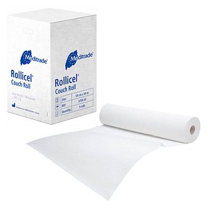 4250016430070 - Ärztekrepp ROLLICEL® 2-lagig weiß 590 cm x 500 m 9 Rollen 4250016430070 - Ärztekrepp ROLLICEL® 2-lagig weiß 590 cm x 500 m 9 Rollen