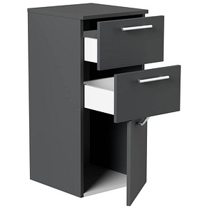 POSSEIK Bad-Hängeschrank 75 grafit 36,8 x 35,2 x 75,0 cm