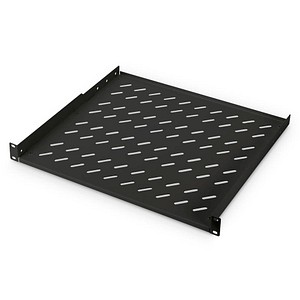 4016032245704 - DN-19 TRAY-1-400-SW 19 Zoll Netzwerkschrank-Geräteboden 1 HE Festeinbau Geeignet für Schranktiefe ab 600 mm Schwarz (RAL 9005)