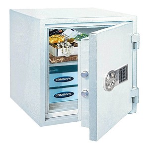 ROTTNER Sicherheitsschrank Fire Safe 40 EL Sicherheitsstufe S2 nach EN14450 mit Feuerschutz lichtgrau 44,0 x 45,0 x 46,0 cm