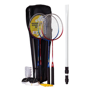 4009197411534 - Best Sporting - Badmintonset - 5-in-1 - MIT Netz Schläger Badmintonbällen und Tasche