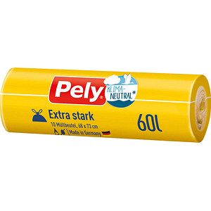4007519018683 - Müllbeutel 54030031 EXTRA STARK transparent 60 Liter mit Zugband 4007519018683 10 Stück 4007519018683 - Müllbeutel 54030031 EXTRA STARK transparent 60 Liter mit Zugband 4007519018683 10 Stück