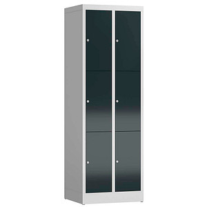 4061815856783 - Schließfachschrank ClassiX anthrazit lichtgrau X-520328 6 Schließfächer 590 x 500 x 1800 cm 4061815856783 LÜLLMANN 4061815856783 - Schließfachschrank ClassiX anthrazit lichtgrau X-520328 6 Schließfächer 590 x 500 x 1800 cm 4061815856783 LÜLLMANN