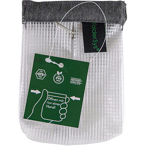 4250037430974 - SnapBag DIN A7 grauer Saum farblos klar transparent PVC-frei mit 4250037430974 FolderSys 4250037430974 - SnapBag DIN A7 grauer Saum farblos klar transparent PVC-frei mit 4250037430974 FolderSys
