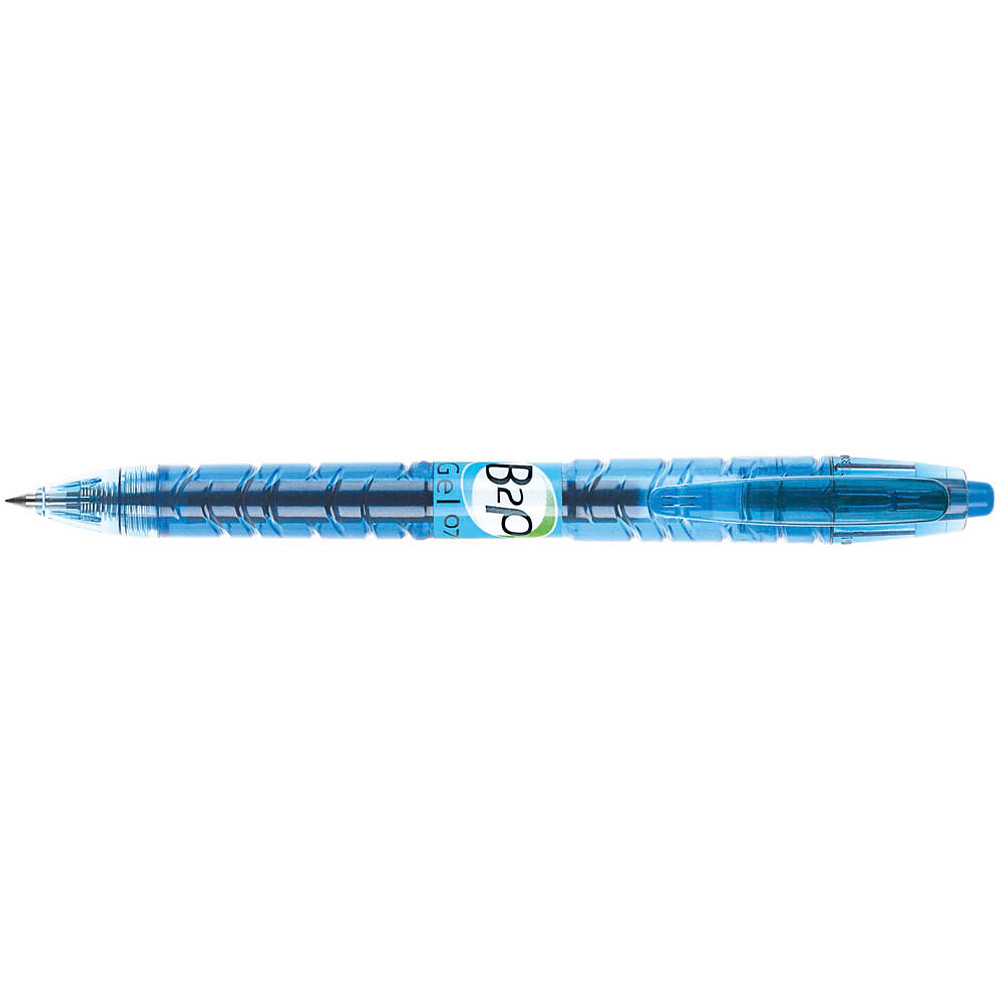 PILOT B2P „Bottle 2 Pen“ GEL Gelschreiber transparent/blau 0,7 mm, Schreibfarbe blau, 1 St