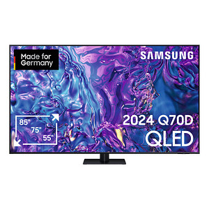 8806095436470 - E (A bis G) SAMSUNG QLED-Fernseher Fernseher Neural Quantum 4K AI Gen2 Prozessor bis zu 120Hz schwarz