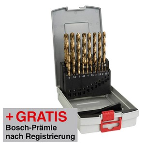 3165140689793 - AKTION BOSCH ProBox HSS-TiN Metallbohrer-Set 19-teilig mit Prämie nach Registrierung 3165140689793 - AKTION BOSCH ProBox HSS-TiN Metallbohrer-Set 19-teilig mit Prämie nach Registrierung