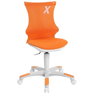 4014296796840 - Kinderdrehstuhl Sitness X Chair 10 FX130CR44 orange weiß Stoff 4014296796840 Topstar