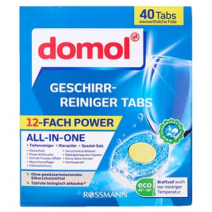 4305615596570 - domol 12-FACH POWER Spülmaschinentabs 40 St