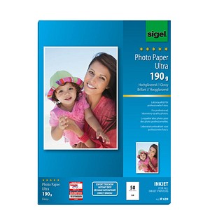 4004360996559 - Fotopapier Ultra IP 639 A4 für Inkjet 180g superweiß hochglänzend einseitig bedruckbar 4004360996559 50 Blatt