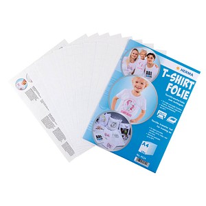 4008705045247 - HERMA T-Shirt Folie für helle Textilien A4 bedruckbar VE=10 Blatt 4008705045247 - HERMA T-Shirt Folie für helle Textilien A4 bedruckbar VE=10 Blatt