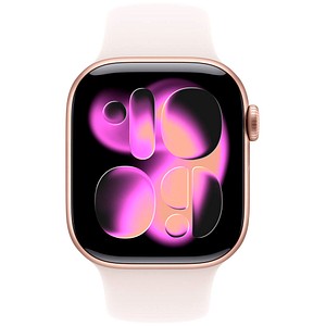 0195950619386 - Apple Watch Series 11Â GPS + Cellular 42mm Rose Gold Aluminium Case mit Blassrosa Sport Band - S M 0195950619386 - Apple Watch Series 11Â GPS + Cellular 42mm Rose Gold Aluminium Case mit Blassrosa Sport Band - S M
