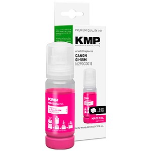 KMP  magenta Tintenflasche kompatibel zu Canon GI55M