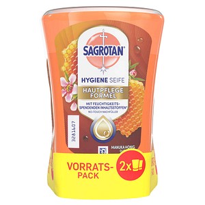 SAGROTAN® NO-TOUCH Flüssigseife Nachfüllpackung 250,0 ml, 2 St.