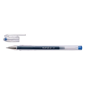 PILOT G1 Gelschreiber transparent 0,3 mm, Schreibfarbe: blau, 1 St.