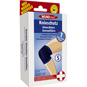 WUNDmed® Kniebandage, Gr. S blau, 1 St.