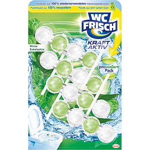4015000970891 - KRAFT AKTIV pro nature WC-Duftspüler Minze Eukalyptus 4x 500 g