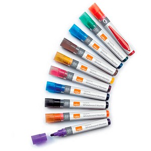 5028252612869 - NOBO Liquid Ink Boardmarker trocken abwischbar 10 Stück Sortiert